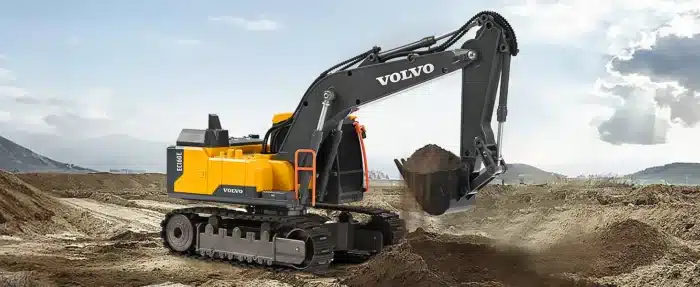 Pelleteuse télécommandée volvo 16